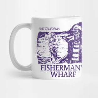 Fisherman's Wharf - Vintage Style Design Mug